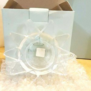 ~Party Lite~ Flaming Star Glass Tealights Candle Holder (One Pair Per Box)